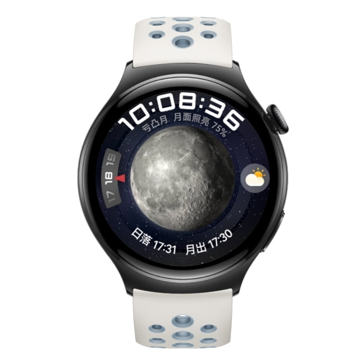 For Huawei Watch 4 Two Color Round Hole Silicone Watch Band(Mineral Water Ash) - free shipping - PMC TechLife - Order now!