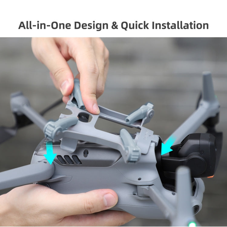 For DJI Air 3 Sunnylife LG664 Foldable Spider Landing Gear(Grey) - free shipping - PMC TechLife - Order now!