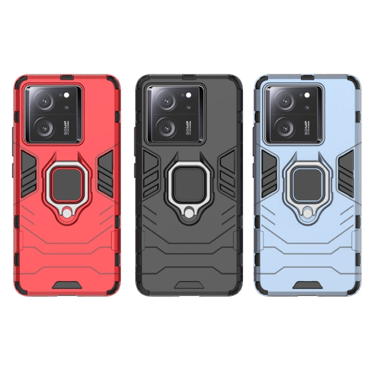 For Xiaomi Redmi K60 Ultra Shockproof PC + TPU Holder Phone Case(Red) - Xiaomi Cases by PMC TechLife | Online Shopping South Africa | PMC TechLife | Buy Now Pay Later Mobicred