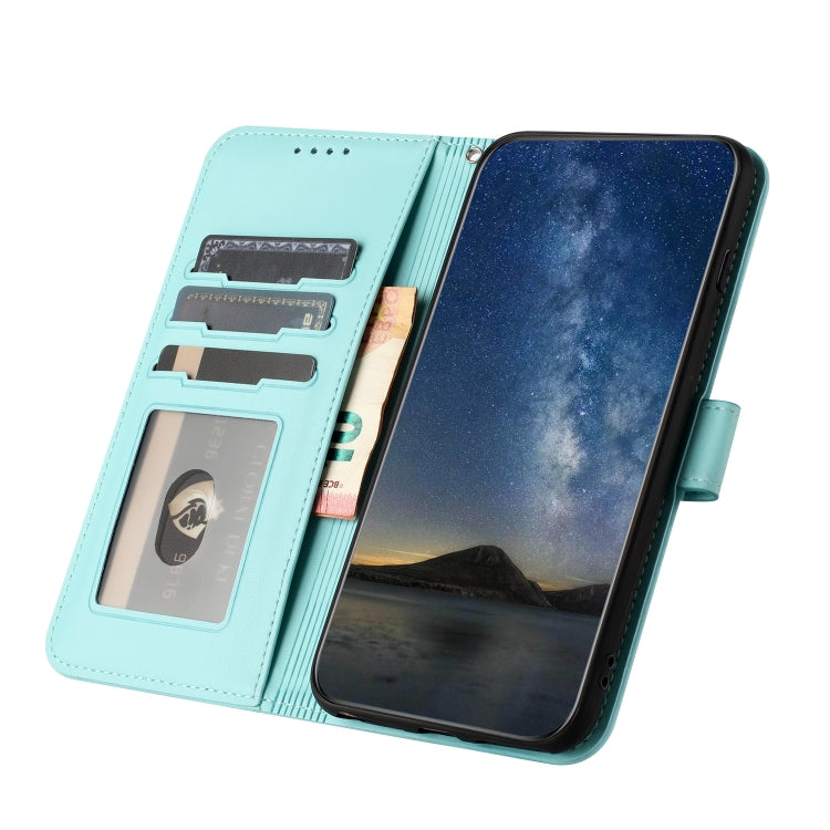 For Samsung Galaxy A24 4G Datura Flower Embossed Flip Leather Phone Case(Light blue) - free shipping - PMC TechLife - Order now!