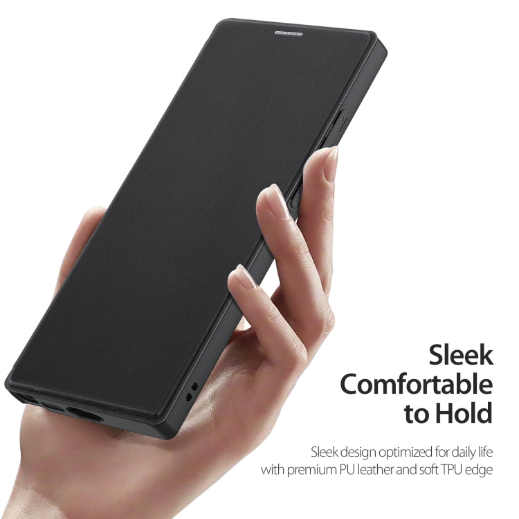 For Samsung Galaxy S23 Ultra 5G DUX DUCIS Skin X Pro Series Magsafe PC + TPU Phone Leather Case(Black) - Galaxy S23 Ultra 5G Cases by DUX DUCIS | Online Shopping South Africa | PMC TechLife | Buy Now Pay Later Mobicred