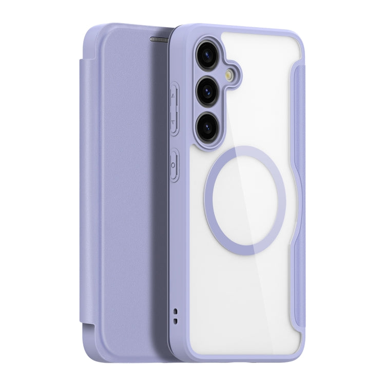 For Samsung Galaxy S24+ 5G DUX DUCIS Skin X Pro Series Magsafe PC + TPU Phone Leather Case(Purple) - Galaxy S24+ 5G Cases by DUX DUCIS | Online Shopping South Africa | PMC TechLife | Buy Now Pay Later Mobicred