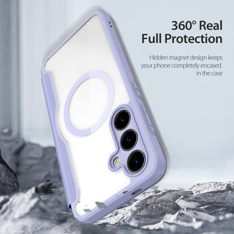 For Samsung Galaxy S24+ 5G DUX DUCIS Skin X Pro Series Magsafe PC + TPU Phone Leather Case(Purple) - Galaxy S24+ 5G Cases by DUX DUCIS | Online Shopping South Africa | PMC TechLife | Buy Now Pay Later Mobicred