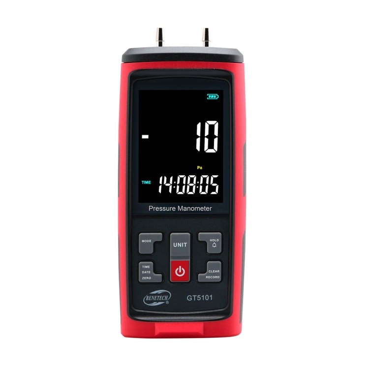 BENETECH GT5101 LCD Display Differential Pressure Meter, Specification:4KPa - free shipping - PMC TechLife - Order now!