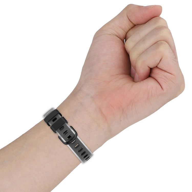 12mm Universal Two Color Transparent Silicone Watch Band(Light Grey) - free shipping - PMC TechLife - Order now!