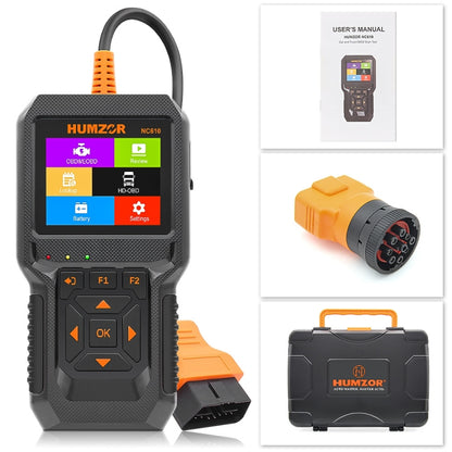 HUMZOR NexzCheck NC610 Car / Truck Code Reader OBD2 Diagnostic Scan Tool(Black) - Code Readers & Scan Tools by PMC Jewellery | Online Shopping South Africa | PMC Jewellery