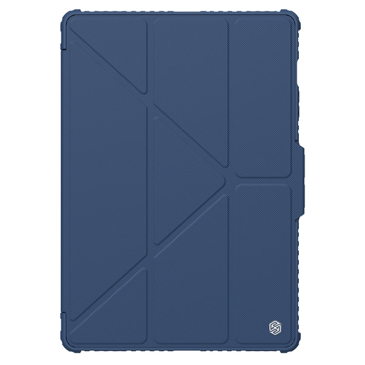 For Samsung Galaxy Tab S9+ NILLKIN Bumper Pro Camshield Tablet Leather Case(Blue) - Galaxy Tab S9+ Cases by NILLKIN | Online Shopping South Africa | PMC Jewellery