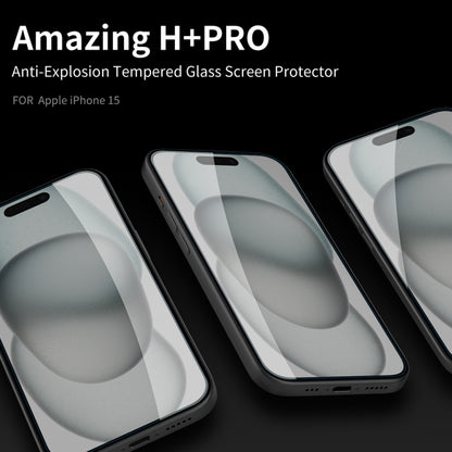 For iPhone 15 Pro NILLKIN H+Pro 0.2mm 9H Explosion-proof Tempered Glass Film - iPhone 15 Tempered Glass by NILLKIN | Online Shopping South Africa | PMC Jewellery