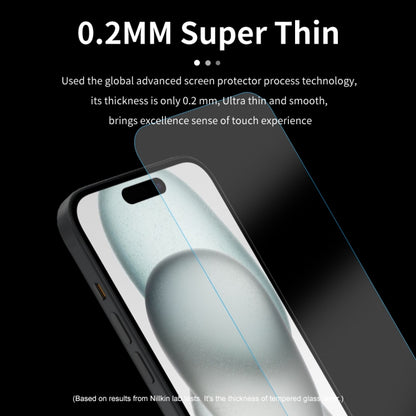 For iPhone 15 NILLKIN H+Pro 0.2mm 9H Explosion-proof Tempered Glass Film - iPhone 15 Tempered Glass by NILLKIN | Online Shopping South Africa | PMC Jewellery