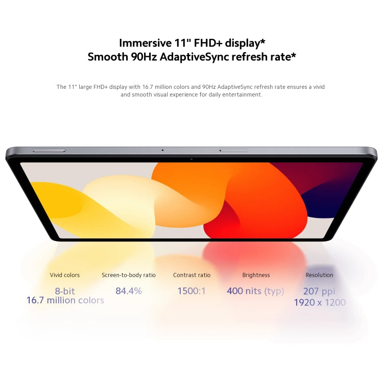 Xiaomi Redmi Pad SE 11 inch, 8GB+128GB, MIUI Pad 14 OS Qualcomm Snapdragon 680 Octa Core, Not Support Google Play(Grey) - free shipping - PMC TechLife - Order now!