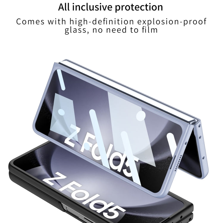 For Samsung Galaxy Z Fold5 5G GKK Integrated Ultra-thin PC Phone Case with Pen Slots, No Include Pen(Blue) - Galaxy Z Fold5 Cases by GKK | Online Shopping South Africa | PMC TechLife | Buy Now Pay Later Mobicred