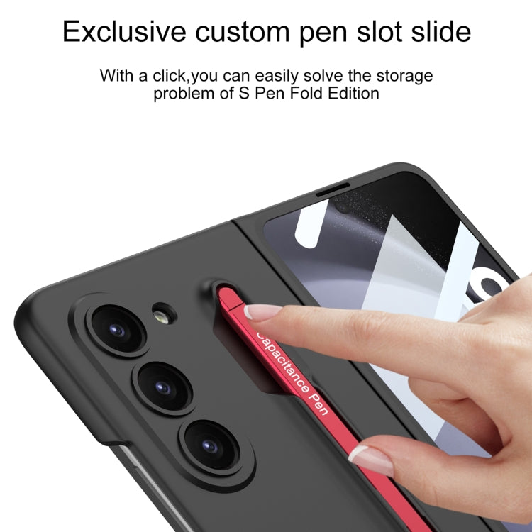 For Samsung Galaxy Z Fold5 5G GKK Integrated Ultra-thin PC Phone Case with Pen Slots, No Include Pen(Black) - free shipping - PMC TechLife - Order now!