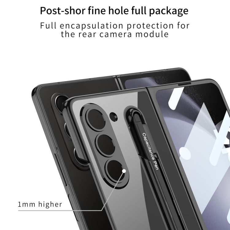 For Samsung Galaxy Z Fold5 5G GKK Integrated PC Phone Case with Pen Slot, No Include Pen(Blue) - Galaxy Z Fold5 Cases by GKK | Online Shopping South Africa | PMC TechLife | Buy Now Pay Later Mobicred