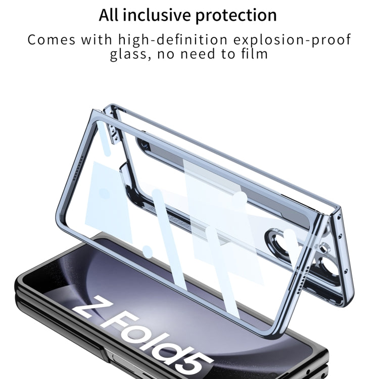 For Samsung Galaxy Z Fold5 5G GKK Integrated PC Phone Case with Pen Slot, No Include Pen(Black) - Galaxy Z Fold5 Cases by GKK | Online Shopping South Africa | PMC TechLife | Buy Now Pay Later Mobicred