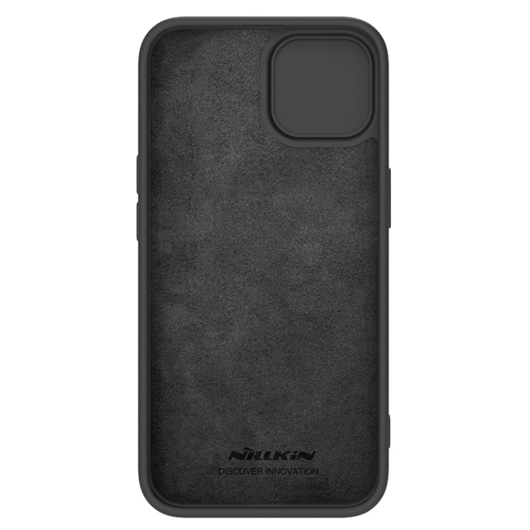 For iPhone 15 Plus NILLKIN CamShield Liquid Silicone Phone Case(Black) - iPhone 15 Plus Cases by NILLKIN | Online Shopping South Africa | PMC Jewellery