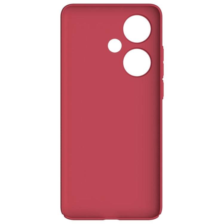 For OnePlus Nord CE3 5G NILLKIN Frosted PC Phone Case(Red) - OnePlus Cases by NILLKIN | Online Shopping South Africa | PMC Jewellery