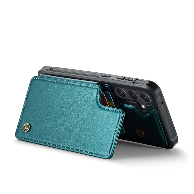 For Samsung Galaxy S23 FE 5G CaseMe C22 Card Slots Holder RFID Anti-theft Phone Case(Blue Green) - free shipping - PMC TechLife - Order now!