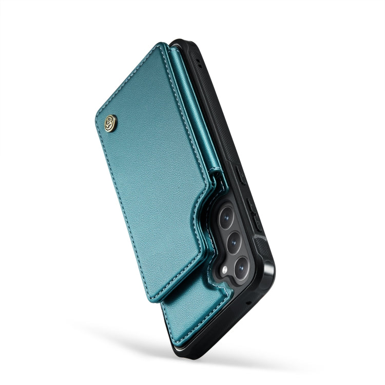 For Samsung Galaxy S23 FE 5G CaseMe C22 Card Slots Holder RFID Anti-theft Phone Case(Blue Green) - free shipping - PMC TechLife - Order now!