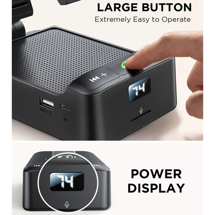 JOYROOM JR-MH01 3 in 1 Multifunctional Wireless Bluetooth Speaker with Phone Holder(Black) - Desktop Speaker by JOYROOM | Online Shopping South Africa | PMC Jewellery