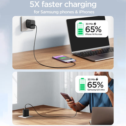 JOYROOM JR-TCF11 25W USB-C / Type-C Port Fast Charger, Specification:EU Plug(White) - USB Charger by JOYROOM | Online Shopping South Africa | PMC Jewellery