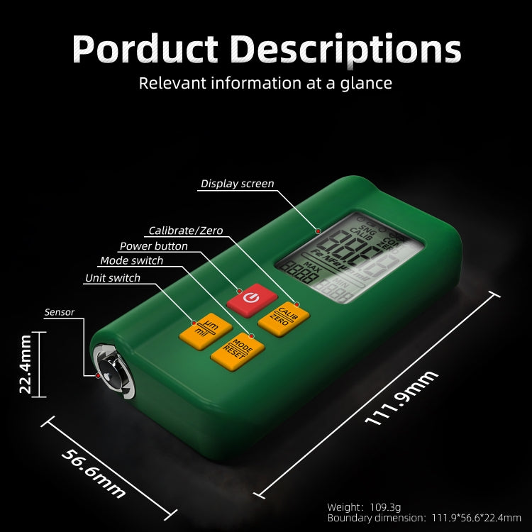BSIDE T2 High Precision Coating Thickness Gauge - free shipping - PMC TechLife - Order now!