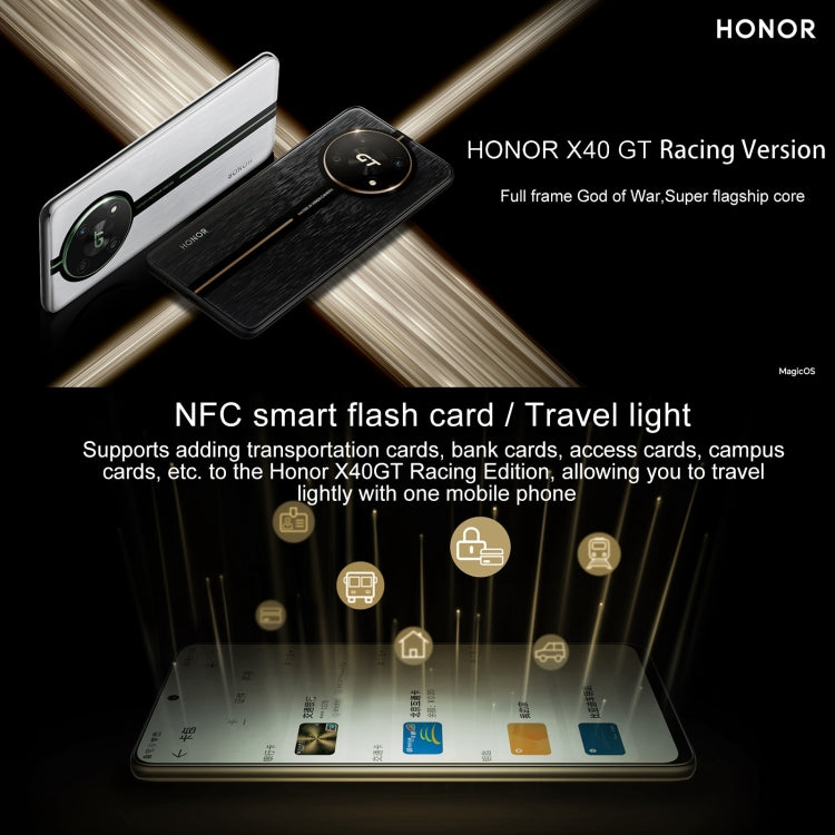 Honor X40 GT Racing, 12GB+512GB , 6.81 inch Magic OS 7.0 Snapdragon 888 Octa Core up to 2.84GHz, Network: 5G, OTG, NFC, Not Support Google Play(Magic Night Black) - free shipping - PMC TechLife - Order now!