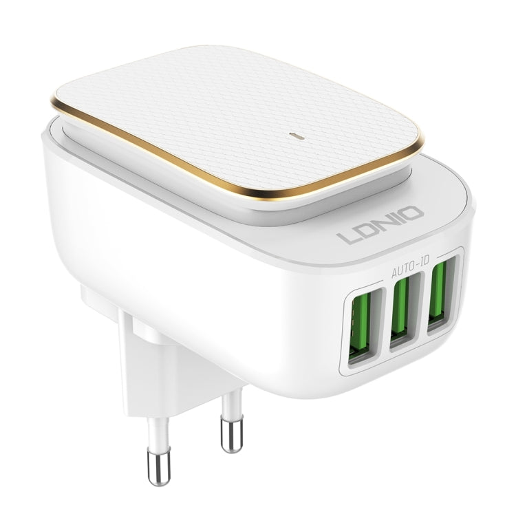 LDNIO A3305 3.4A 3 USB Interfaces Travel Charger Mobile Phone Charger, Support Touch LED Night Light, with Micro USB Data  Cable, EU Plug - USB Charger by LDNIO | Online Shopping South Africa | PMC TechLife | Buy Now Pay Later Mobicred