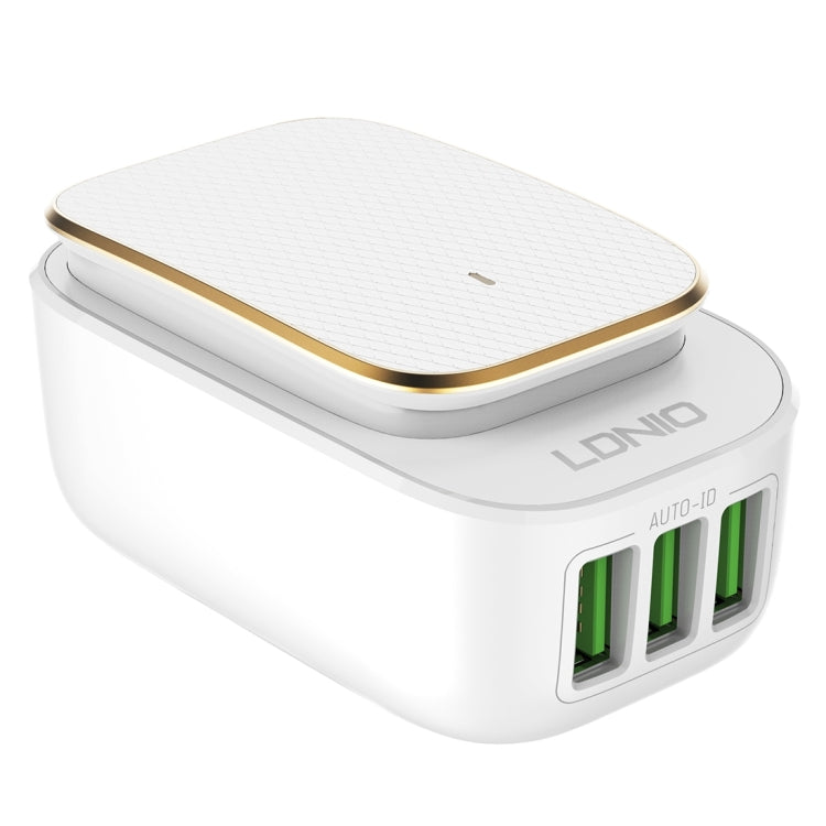 LDNIO A3305 3.4A 3 USB Interfaces Travel Charger Mobile Phone Charger, Support Touch LED Night Light, with Micro USB Data  Cable, EU Plug - USB Charger by LDNIO | Online Shopping South Africa | PMC TechLife | Buy Now Pay Later Mobicred