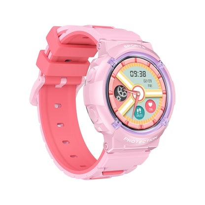 HT19 1.2 inch Round Screen IP68 Children Smart Watch, Support Sleep Monitoring(Pink) - Smart Watches by PMC Jewellery | Online Shopping South Africa | PMC Jewellery