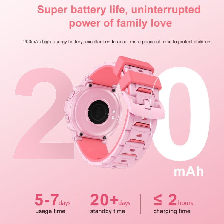HT19 1.2 inch Round Screen IP68 Children Smart Watch, Support Sleep Monitoring(White) - Smart Watches by PMC TechLife | Online Shopping South Africa | PMC TechLife