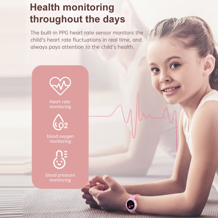 HT19 1.2 inch Round Screen IP68 Children Smart Watch, Support Sleep Monitoring(Blue) - Smart Watches by PMC TechLife | Online Shopping South Africa | PMC TechLife