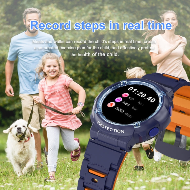 HT19 1.2 inch Round Screen IP68 Children Smart Watch, Support Sleep Monitoring(Blue) - Smart Watches by PMC TechLife | Online Shopping South Africa | PMC TechLife