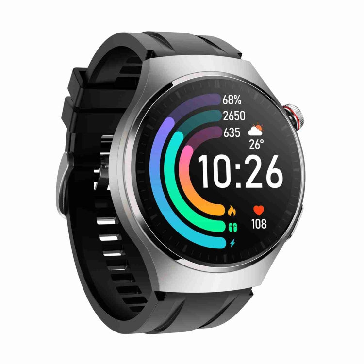 MT200 1.43 inch AMOLED IP67 Smart Call Watch, Support ECG/Body Temperature/Blood Glucose Monitoring(Silver) - Smart Watches by PMC TechLife | Online Shopping South Africa | PMC TechLife