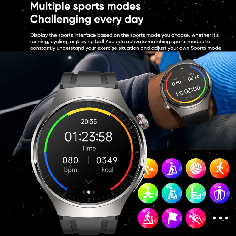 MT200 1.43 inch AMOLED IP67 Smart Call Watch, Support ECG/Body Temperature/Blood Glucose Monitoring(Black) - free shipping - PMC TechLife - Order now!