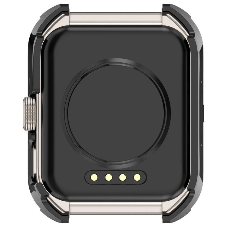 For OPPO Watch 4 Pro PC + Tempered Film Integrated Watch Protective Case(Black) -  by PMC TechLife | Online Shopping South Africa | PMC TechLife