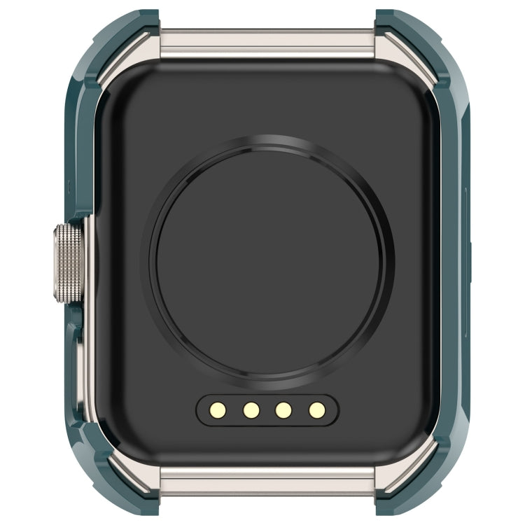 For OPPO Watch 4 Pro PC + Tempered Film Integrated Watch Protective Case(Pine Green) -  by PMC TechLife | Online Shopping South Africa | PMC TechLife