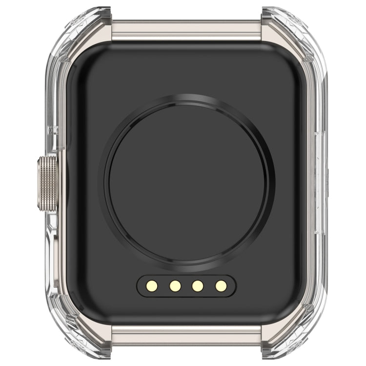 For OPPO Watch 4 Pro PC + Tempered Film Integrated Watch Protective Case(Transparent White) -  by PMC TechLife | Online Shopping South Africa | PMC TechLife