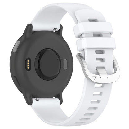 For Garmin vivoactive 5 / Active 5 20mm Silicone Watch Band(White) - Watch Bands by PMC Jewellery | Online Shopping South Africa | PMC Jewellery