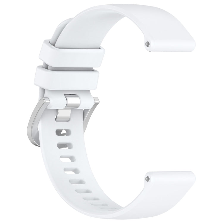 For Garmin vivoactive 5 / Active 5 20mm Silicone Watch Band(White) - Watch Bands by PMC Jewellery | Online Shopping South Africa | PMC Jewellery