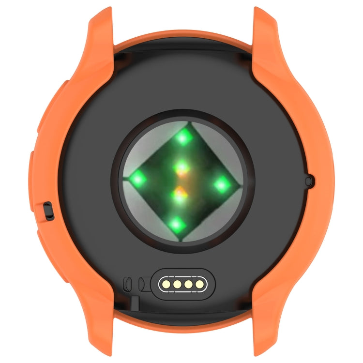 For Garmin Venu 3 Half Pack Hollow TPU Armor Watch Protective Case(Orange) - Watch Cases by PMC Jewellery | Online Shopping South Africa | PMC Jewellery