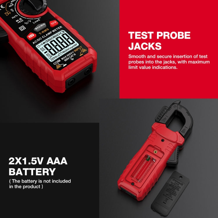 HABOTEST HT207D Multifunctional Digital Clamp Multimeter - free shipping - PMC TechLife - Order now!