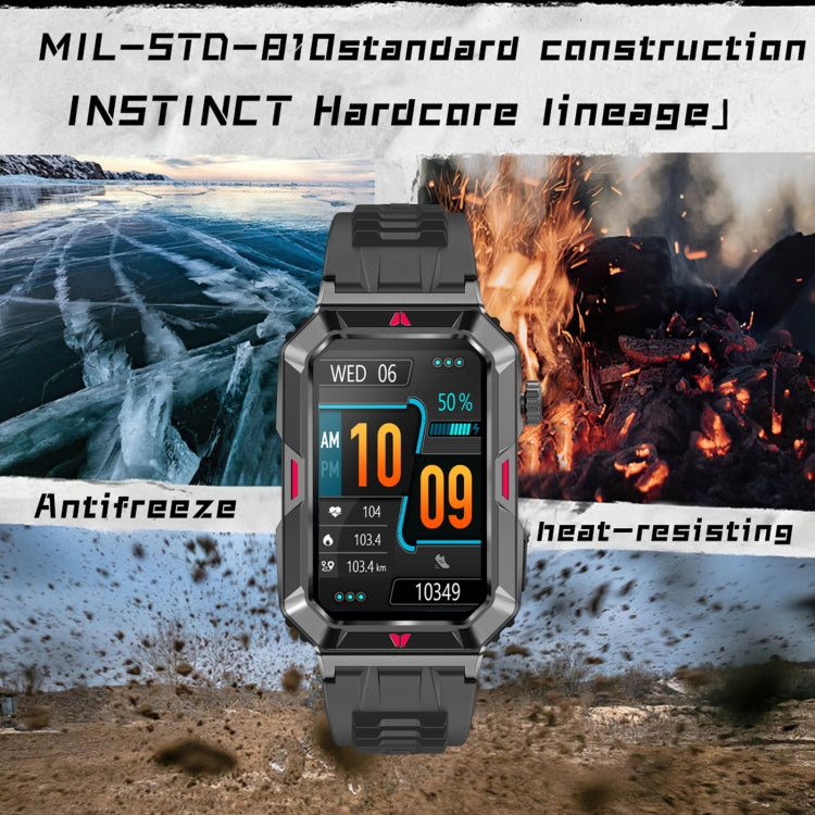 CF26 1.57inch BT5.2 Smart Bracelet Support Sleep Detection, Style:Steel Strap(Black) - free shipping - PMC TechLife - Order now!
