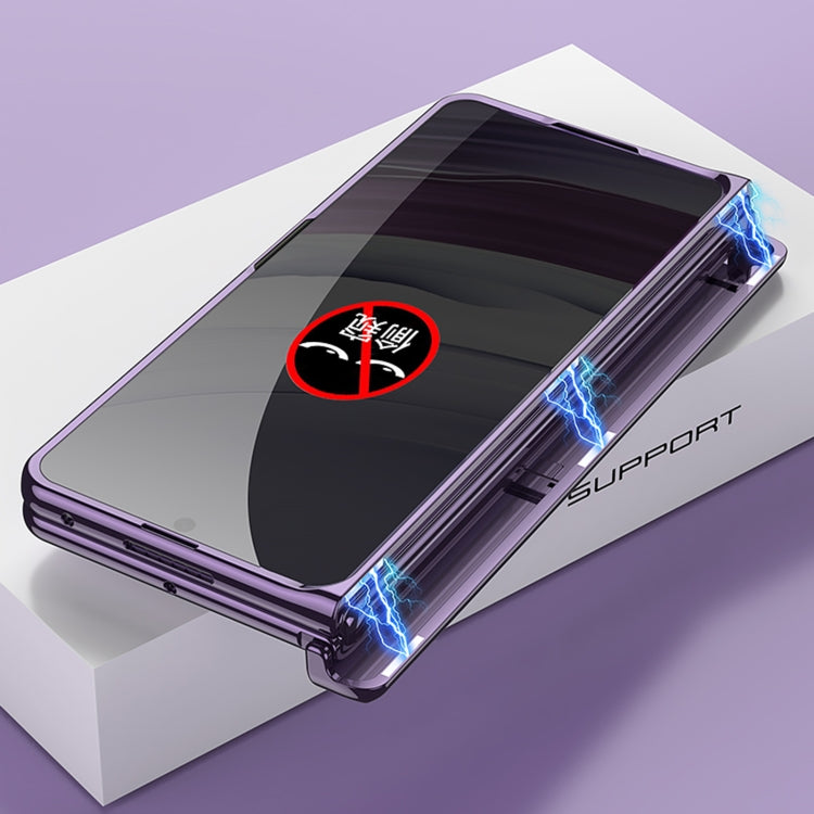 For Huawei Mate X5 GKK Integrated Magnetic Folding Phantom Privacy Phone Case(Purple) - free shipping - PMC TechLife - Order now!