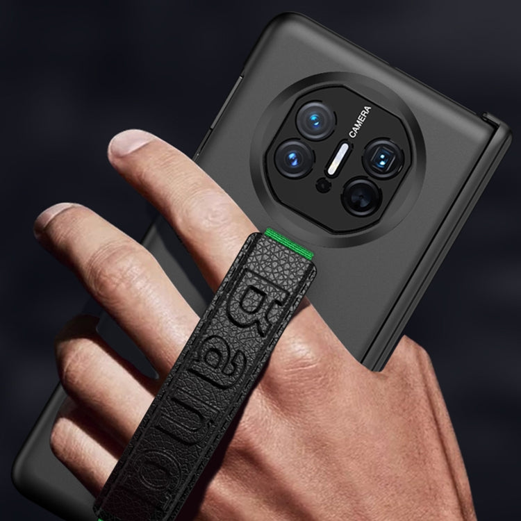 For Huawei Mate X5 GKK Wristband Integrated HD Film Magnetic Hinge Phone Case(Silver) - free shipping - PMC TechLife - Order now!