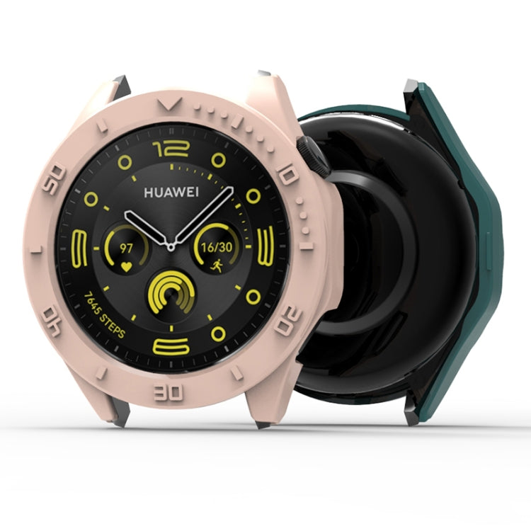 For Huawei Watch GT 4 Half Cover PC Watch Protective Case with Scale(Black) - Watch Cases by PMC TechLife | Online Shopping South Africa | PMC TechLife