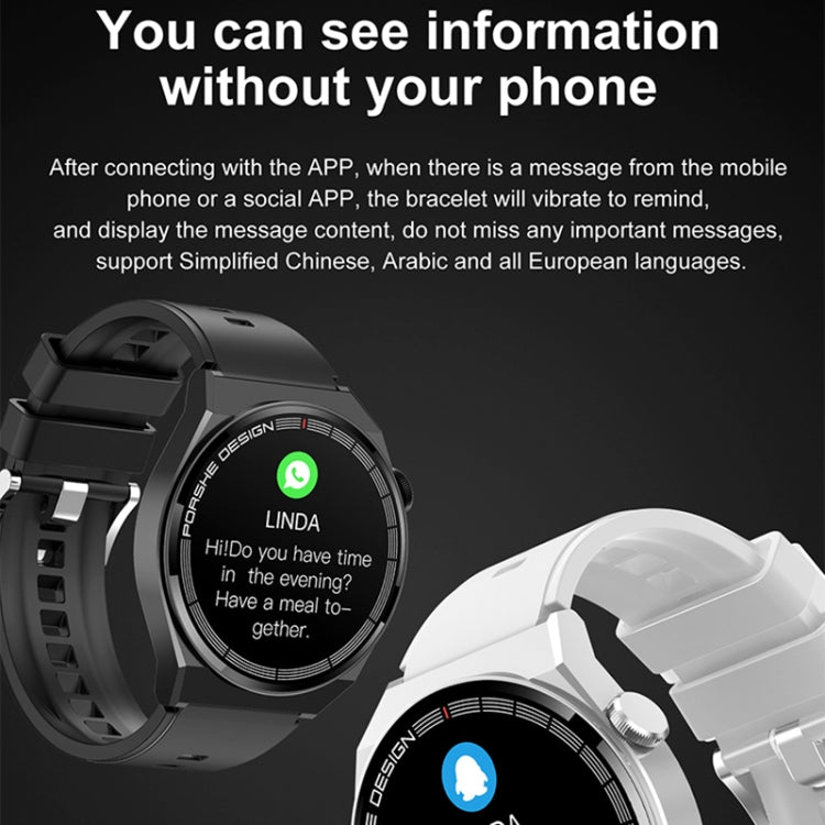 TM06 Smart Bracelet, 1.28 inch IP67 Waterproof Smart Watch, Bluetooth Call / Heart Rate / Blood Pressure / Blood Oxygen(Black) - Smart Watches by PMC TechLife | Online Shopping South Africa | PMC TechLife