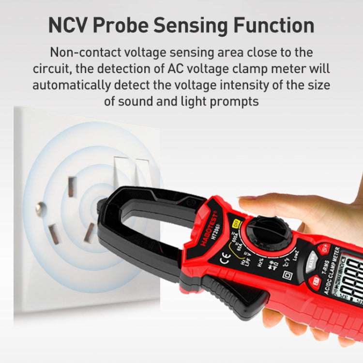 HABOTEST HT206B Auto-ranging High Precision Digital Clamp Multimeter - free shipping - PMC TechLife - Order now!