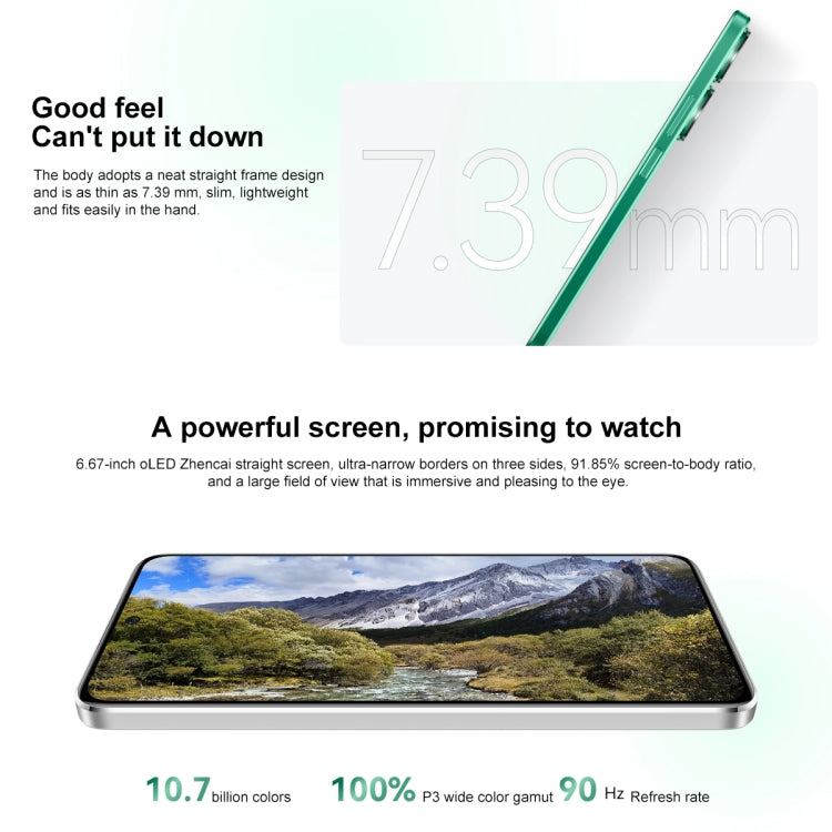 HUAWEI nova 11 SE, 256GB, Screen Fingerprint Identification, 6.67 inch HarmonyOS 4.0 Qualcomm Snapdragon 680 Octa Core, Network: 4G, NFC, OTG, Not Support Google Play(White) - free shipping - PMC TechLife - Order now!