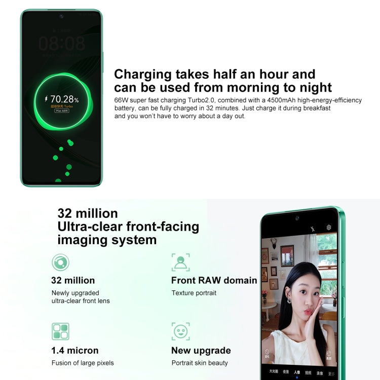 HUAWEI nova 11 SE, 512GB, Screen Fingerprint Identification, 6.67 inch HarmonyOS 4.0 Qualcomm Snapdragon 680 Octa Core, Network: 4G, NFC, OTG, Not Support Google Play(White) - free shipping - PMC TechLife - Order now!