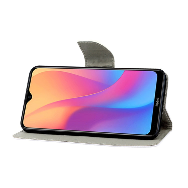 For Xiaomi Redmi 9A 3D Colored Drawing Horizontal Flip PU Leather Case with Holder & Card Slots & Wallet(Fox) - Xiaomi Cases by PMC Jewellery | Online Shopping South Africa | PMC Jewellery